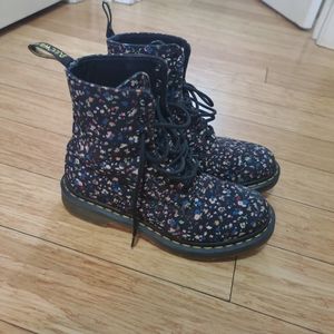 Floral Doc Marten Boots